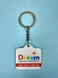móc khóa mica dream