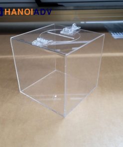Thùng phiếu mica 15x15x15cm